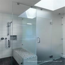 Safety Tempered Shower Verre clair de porte